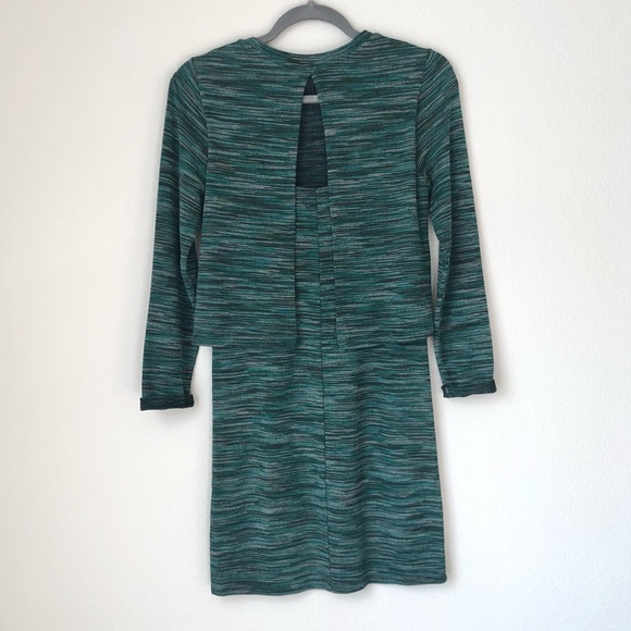\Topshop\• Green Striped Sweater Dress - Picture 9 of 14
